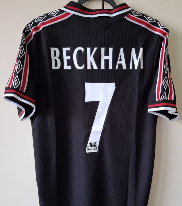 David Beckham 1999 MAN U JERSEY BLACK