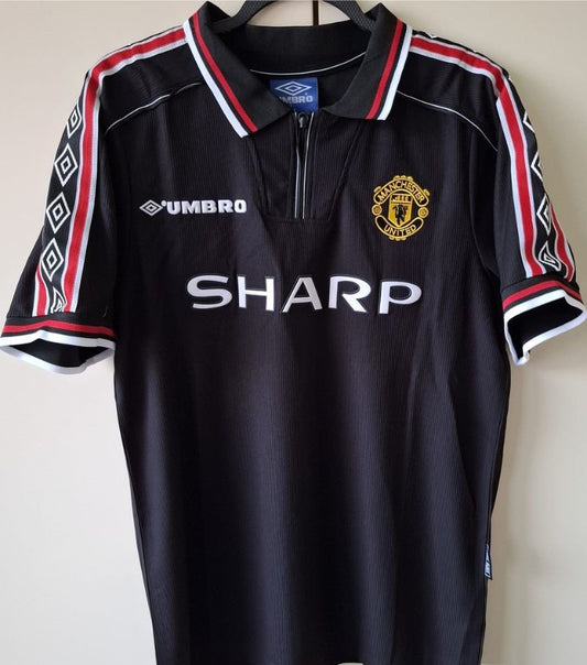 David Beckham 1999 MAN U JERSEY BLACK